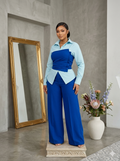 3 pieces set. ( blue)