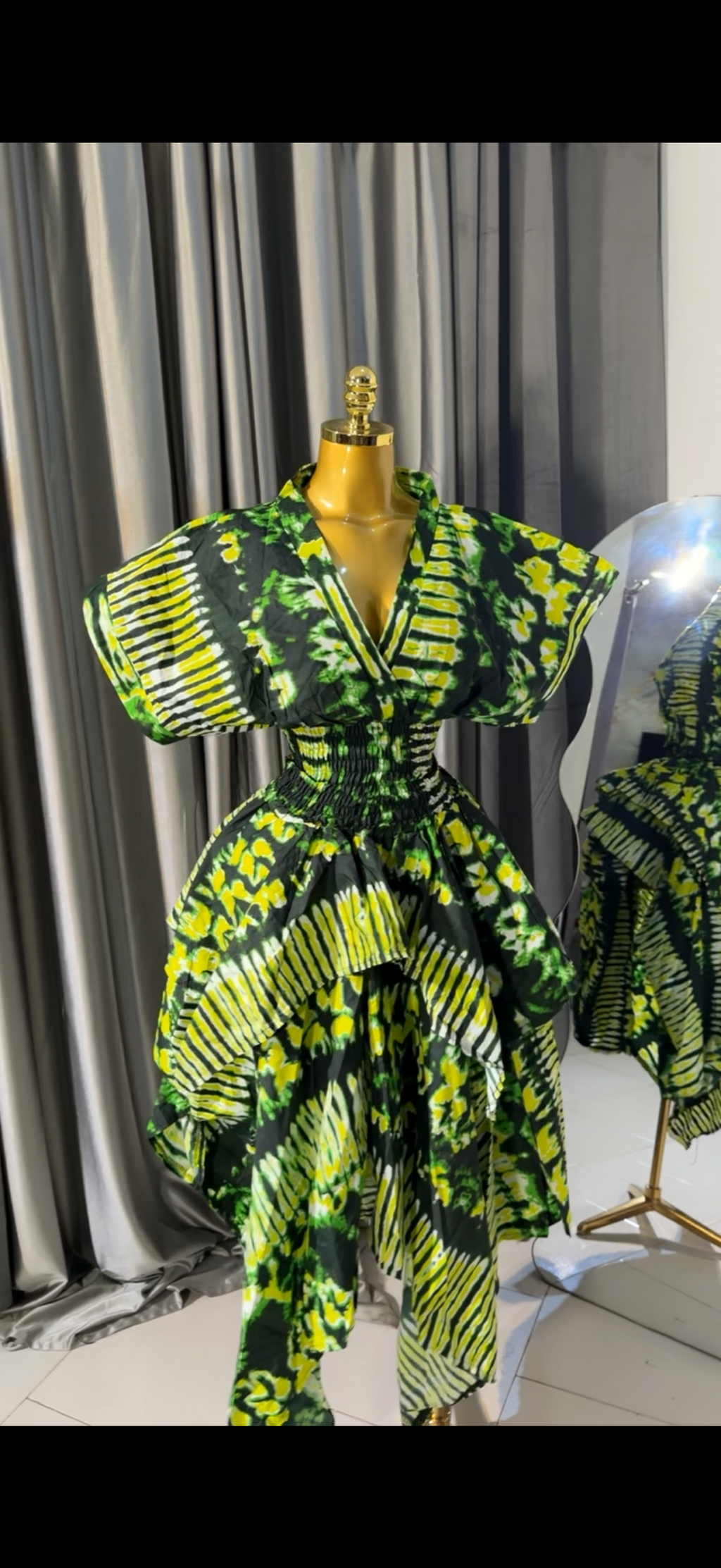 Ankara 2pcs. Handkerchief skirt