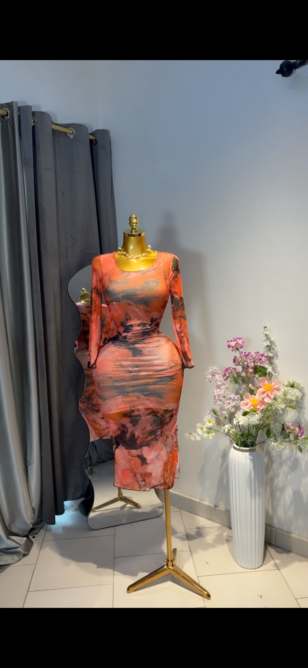 Mesh dress