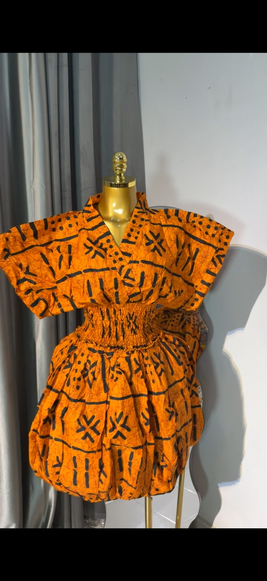 Ankara buble skirt & top