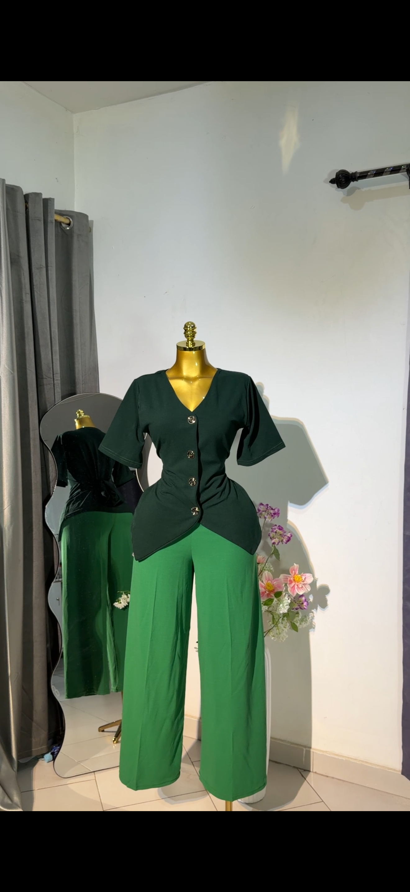 2 pieces set ( green)