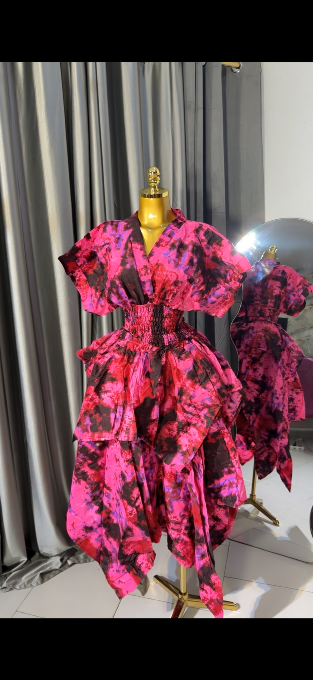 Ankara 2pcs. Handkerchief skirt