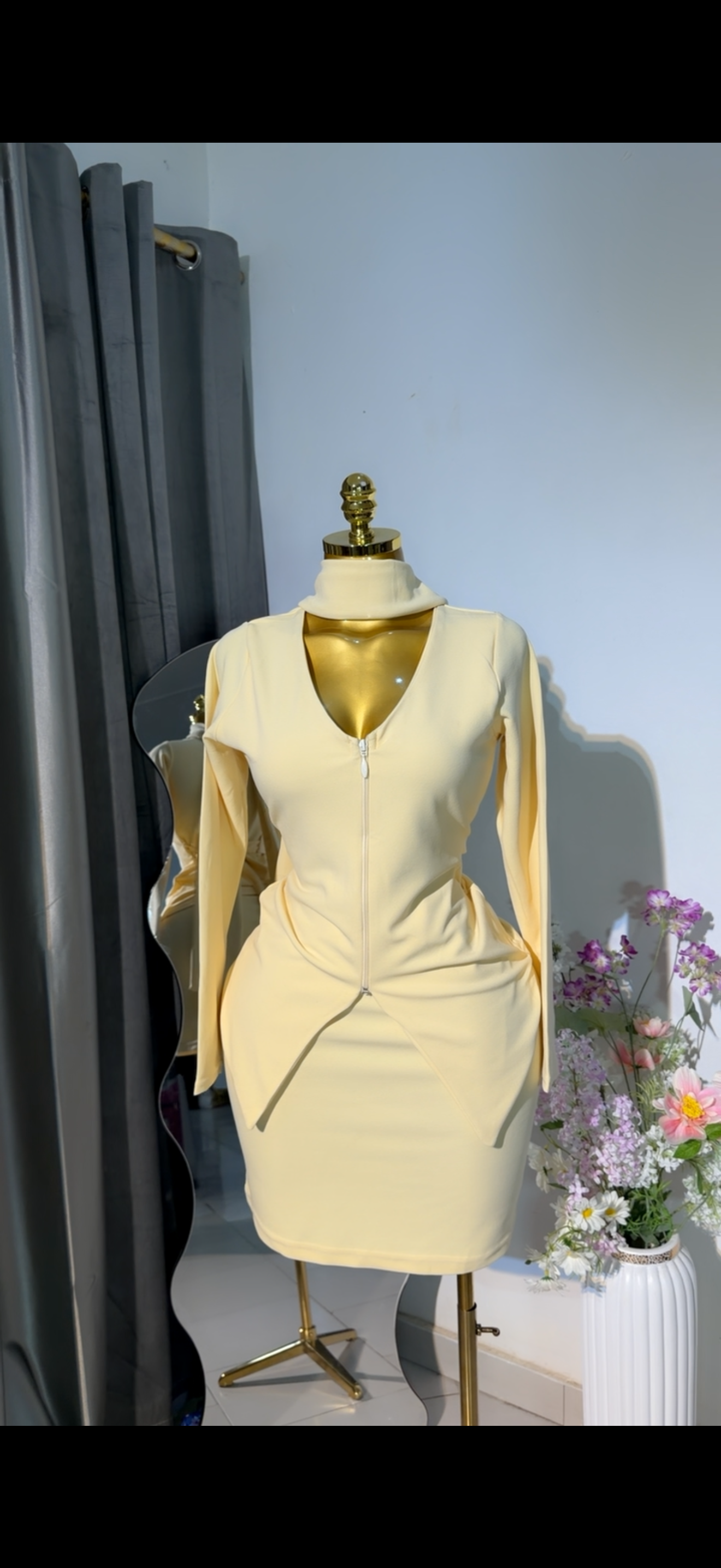3 pcs set. Top & skirt