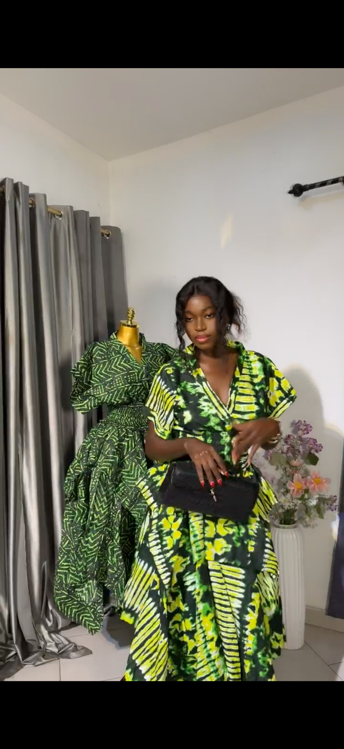 Ankara 2pcs. Handkerchief skirt