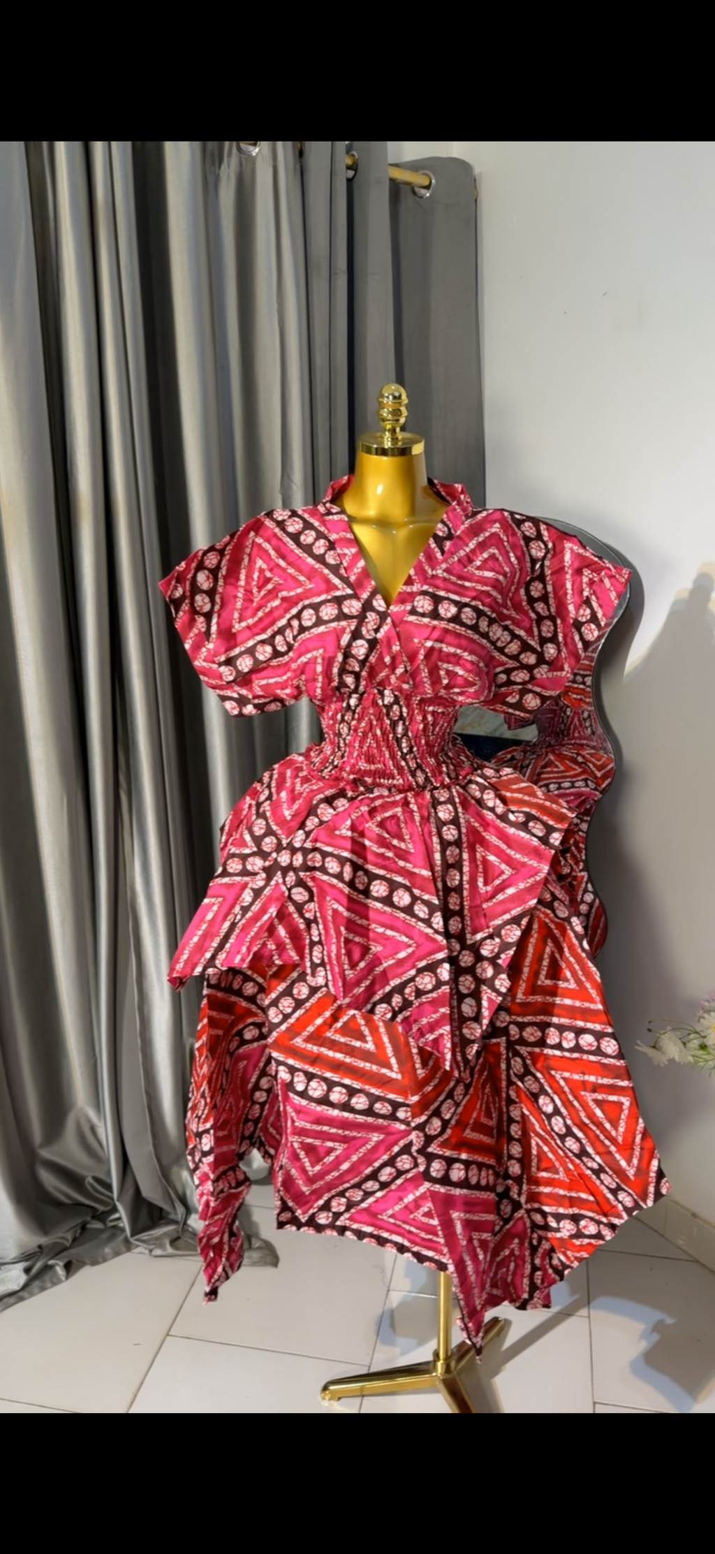 Ankara 2pcs. Handkerchief skirt