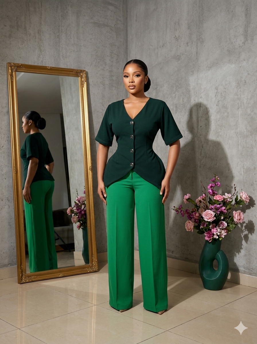 2 pieces set ( green)