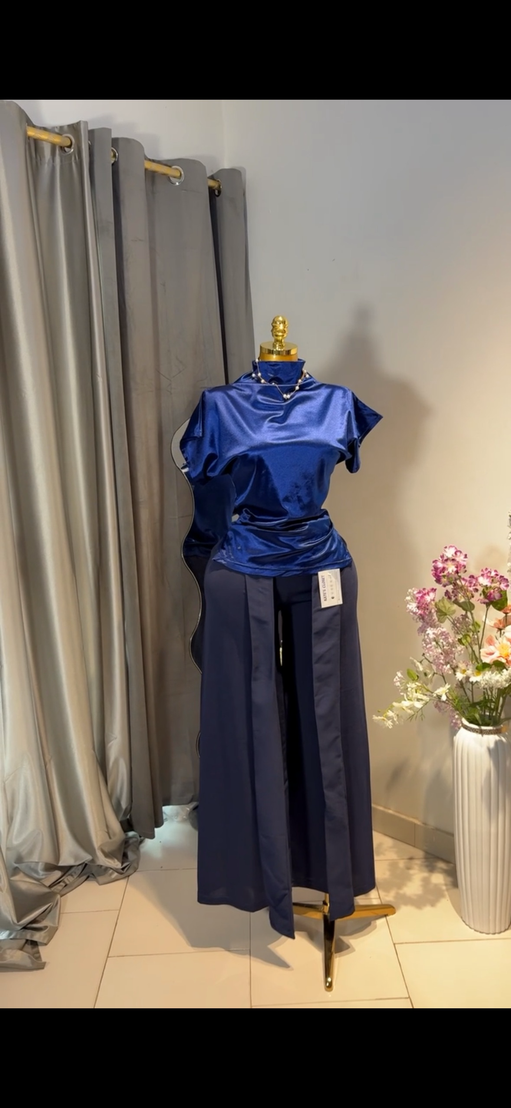Set Of Blue Top & Trouser