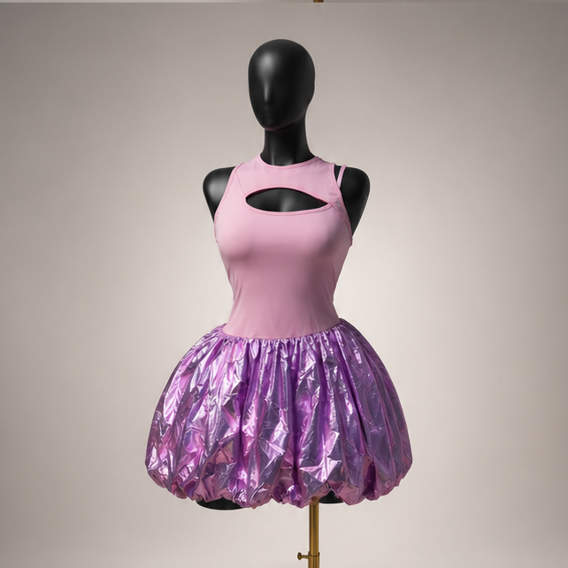 Purple & Pink Dress