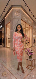 Pink Floral Dress
