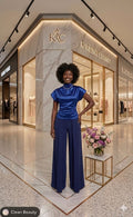 Set Of Blue Top & Trouser