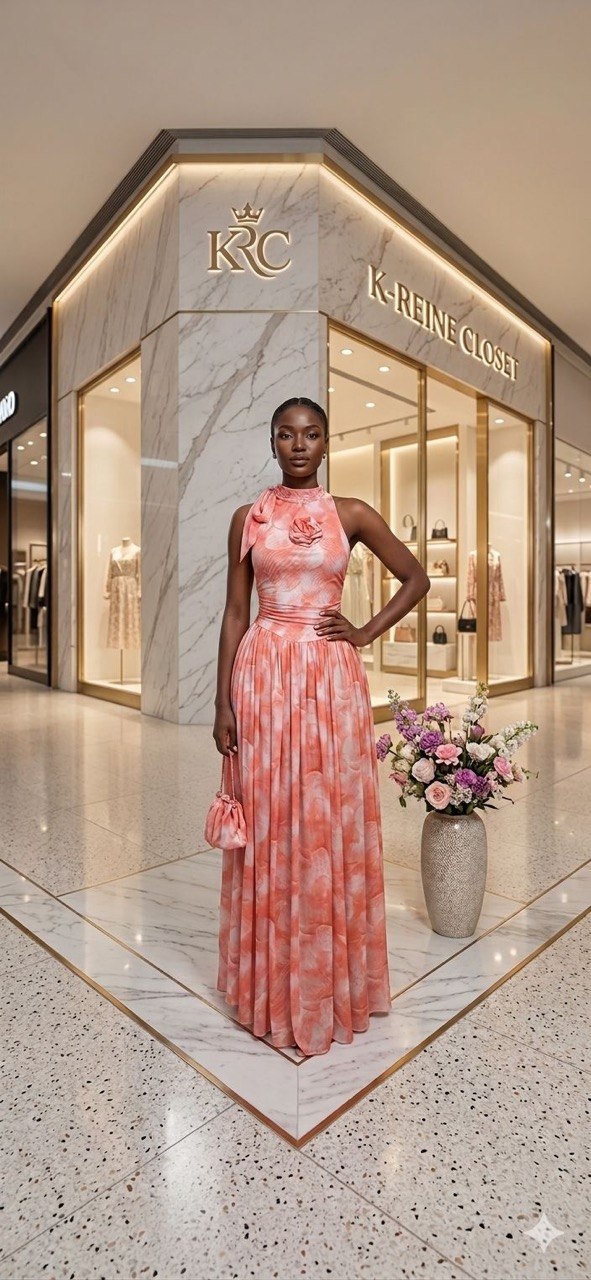 Pink Mesh Dress